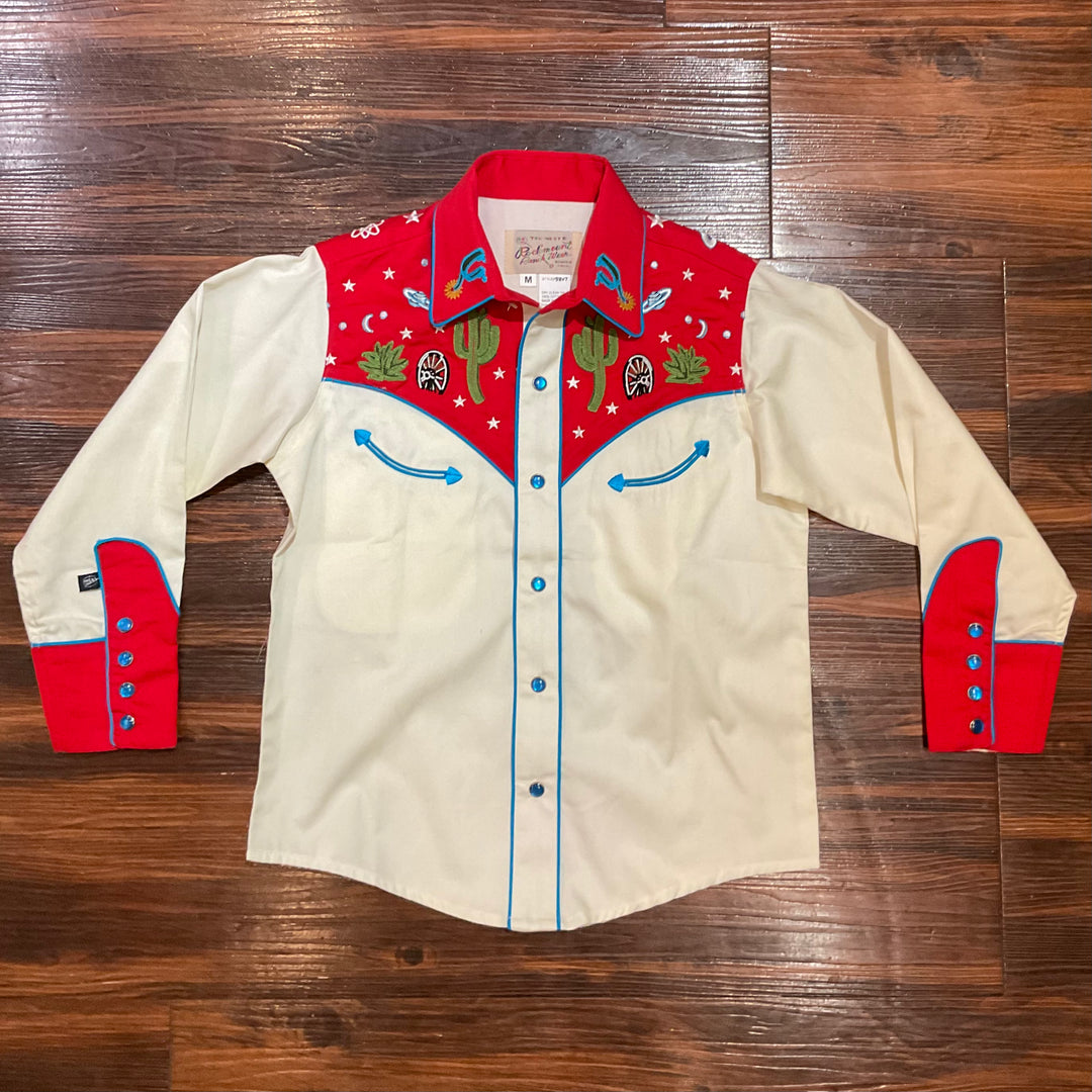 Shirt red space cowboy 8807 - Main Image