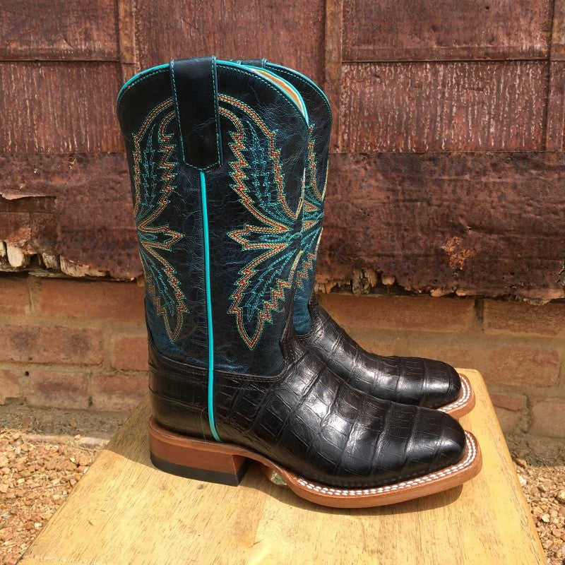 Macie Bean Black White Daisy Boot Mk9166