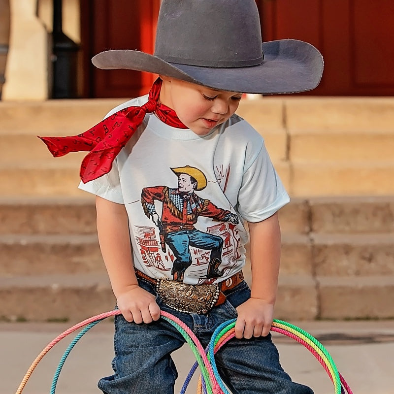Quickdraw Roy Rogers Kids Western Tee